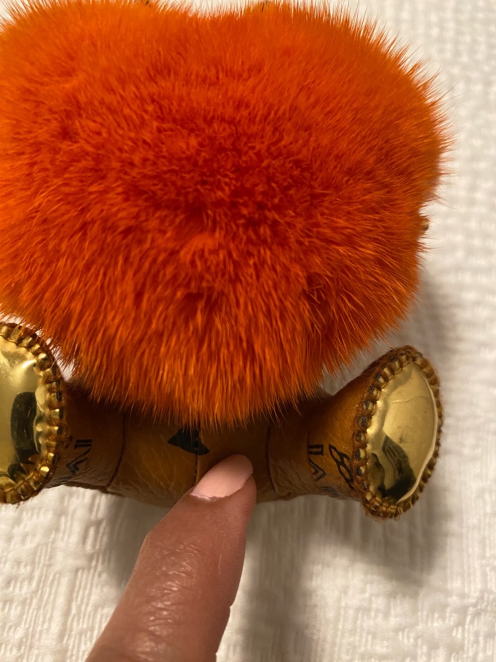 MCM Visetos Rabbit Keychain - Picture 8 of 8
